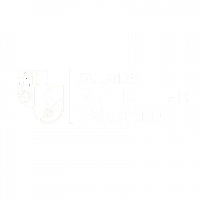 OÖ Landes Feuerwehrverband Logo in weiß
