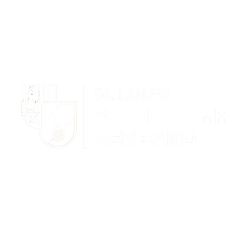 OÖ Landes Feuerwehrverband Logo in weiß