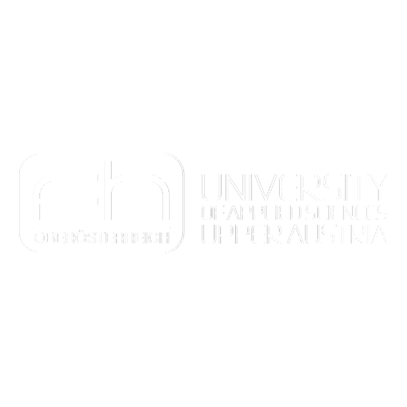 FH Oberösterreich - Upper Austria Logo in weiß
