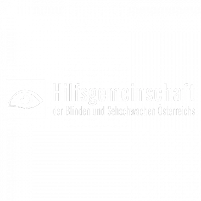 Hilfsgemeinschaft Logo in weiß