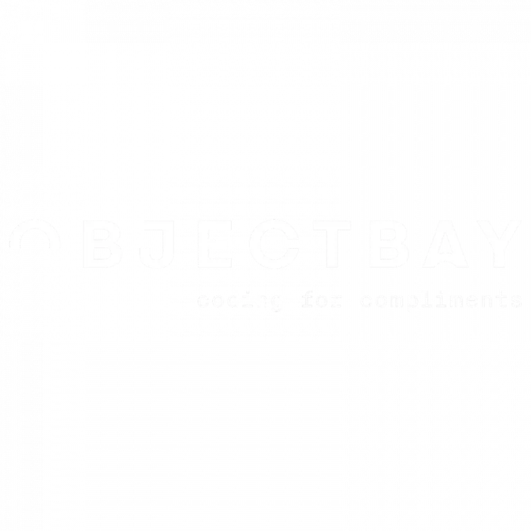 Objectbay Logo in weiß