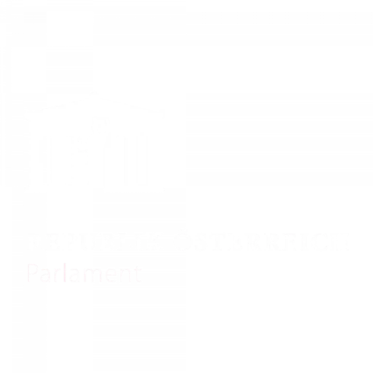 Republik Österreich Logo in weiß