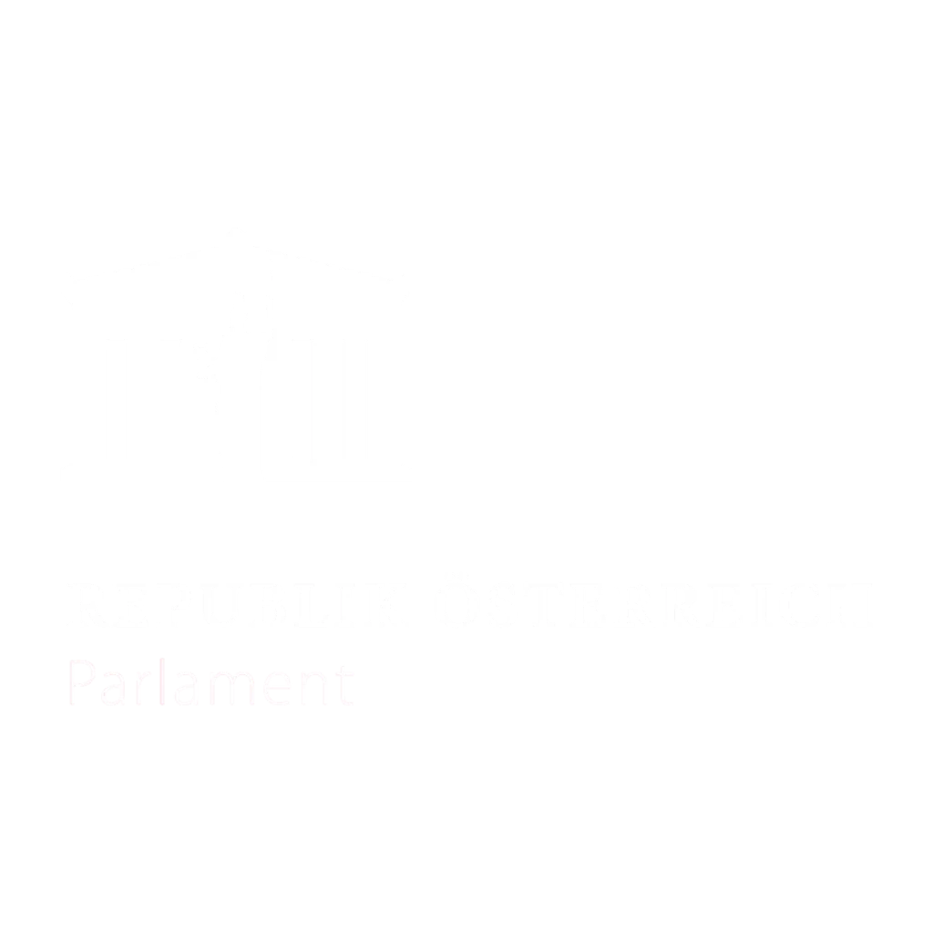 Republik Österreich Logo in weiß