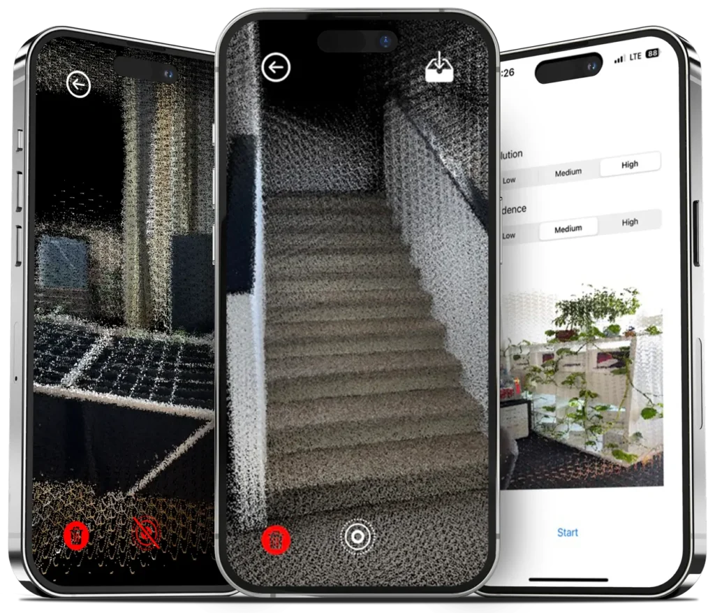 Lidar Scanner auf iPhones