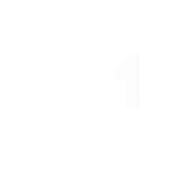 A1 Logo in weiß