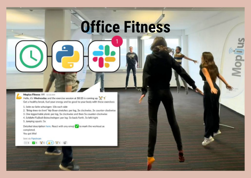 Fitness im Mopius Office